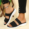 Sandalias Plataforma Tejidas con Malla - Comodidad Casual para Playa y Exterior