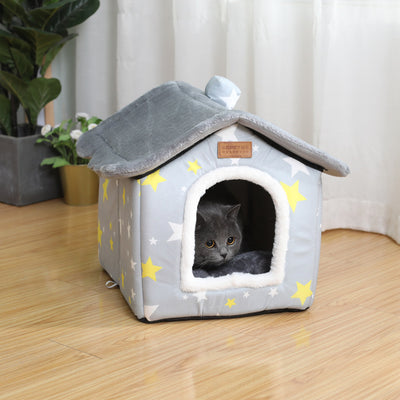 Casa Cama para Gatos Desmontable y Lavable - Image 7