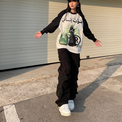 Camisa Suelta Hip Hop - Estilo Urbano Oversized - Image 9
