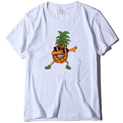 Camiseta Casual Piña Unisex de Cuello Redondo y Manga Corta - Image 2