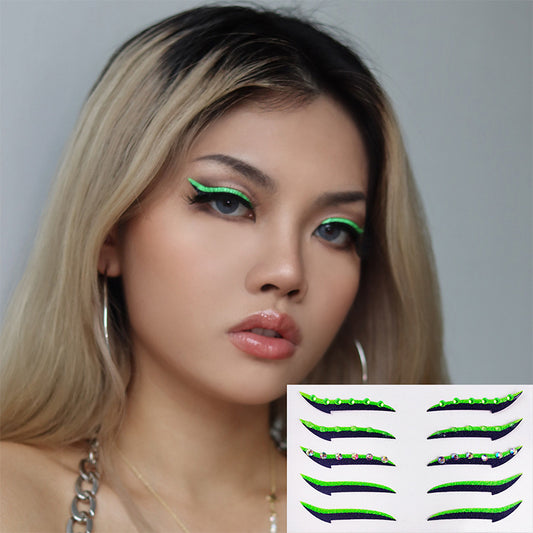 Stickers de Sombra Autoadhesivos para Maquillaje de Fiesta y Escena