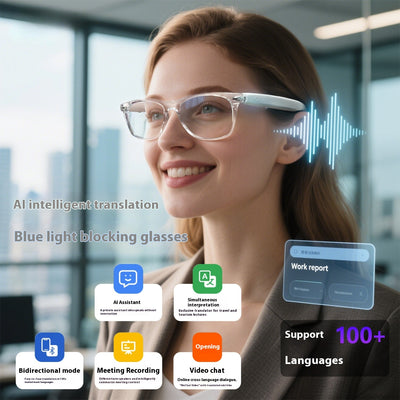 Gafas Inteligentes con Traducción en Tiempo Real y Audio Inmersivo