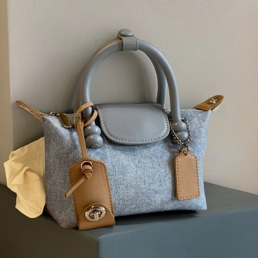Bolso Mensajero Acolchado con Textura Dumpling para Mujer