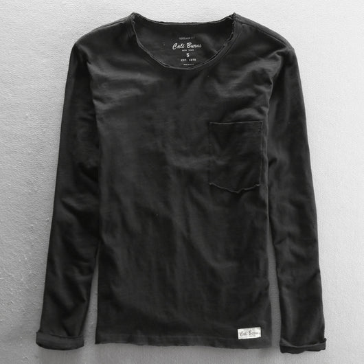 Camiseta Hombre Cuello Redondo Bambú-Algodón Estilo Japonés - Image 9