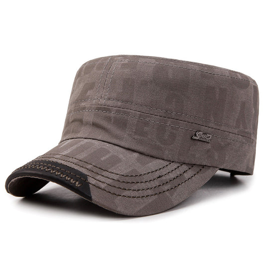 Gorra Plana de Algodón Puro para Hombre - Image 2