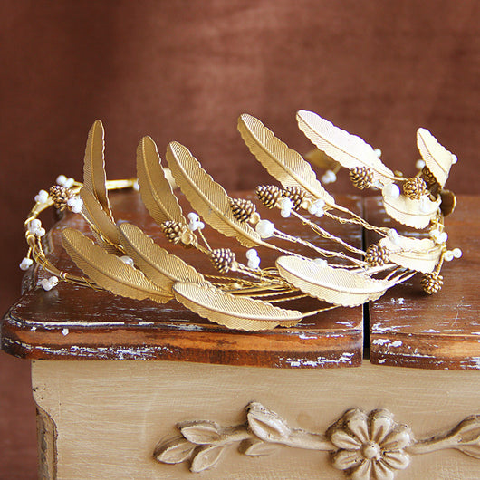 Tiara Nupcial Estilo Europeo Barroco Retro