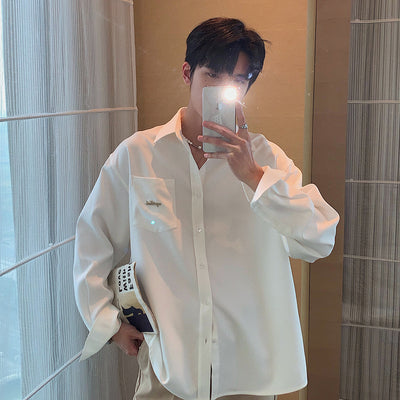Camisa Manga Larga Antiarrugas para Hombre - Estilo Moderno - Image 11