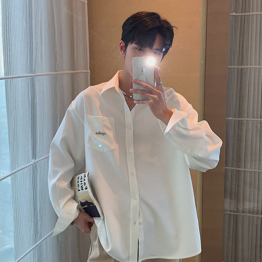 Camisa Manga Larga Antiarrugas para Hombre - Estilo Moderno - Image 11