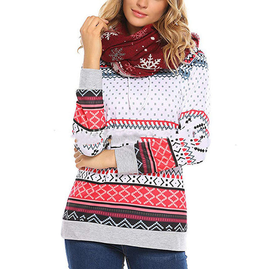 Sudadera Navideña con Doble Capucha para Mujer - Image 2