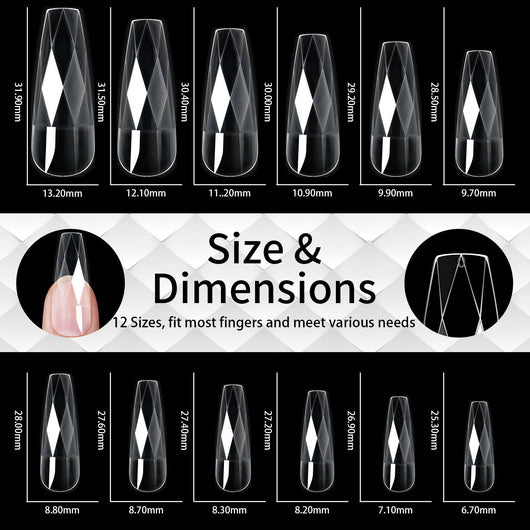 Puntas de Uñas 3D Diamond Wear de Larga Duración - Image 38