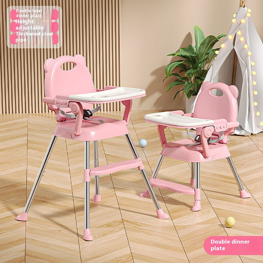 Silla de Comer Multifuncional Plegable para Niños - Image 21
