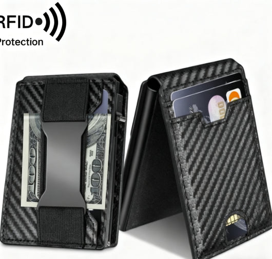 Cartera Automática Anti-robo con Protección Magnética y Apertura Pop-up - Image 4