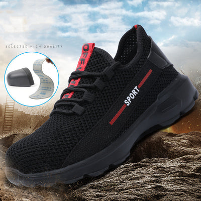 Zapatos de Seguridad Livianos con Tejido Transpirable y Protección Antimachaque - Image 9