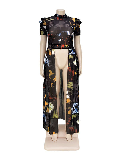 Vestido Camisero Largo Talla Grande para Mujer - Ropa de Club - Image 5