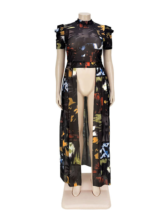 Vestido Camisero Largo Talla Grande para Mujer - Ropa de Club - Image 5