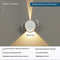 Warm Light 3000K Frosted White Asymmetric Fan
