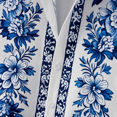 Traje Estampado Floral Retro con Impresión 3D Digital - Image 2