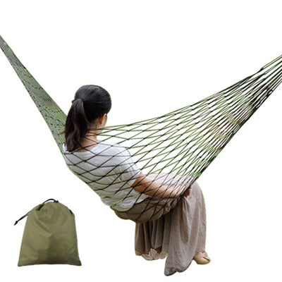 Hamaca de Malla con Cuerda - Columpio Interior y Exterior para Camping