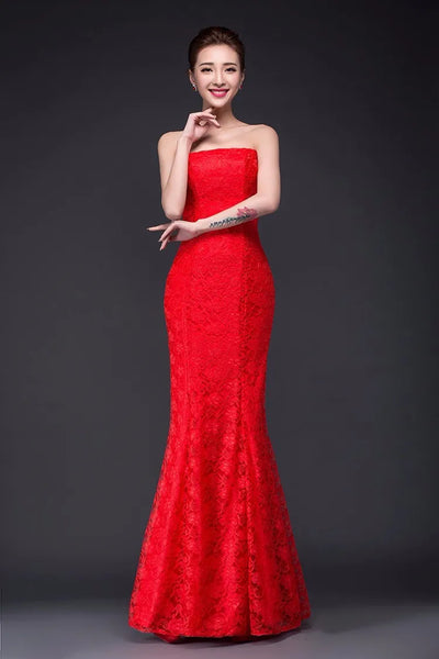 Vestido de Novia Largo Encaje Fucsia y Blanco - Diseño Sensual y Elegante - Image 18
