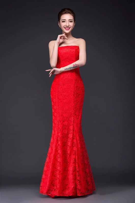 Vestido de Novia Largo Encaje Fucsia y Blanco - Diseño Sensual y Elegante - Image 18