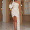Vestido de Fiesta Elegante Hombros Descubiertos