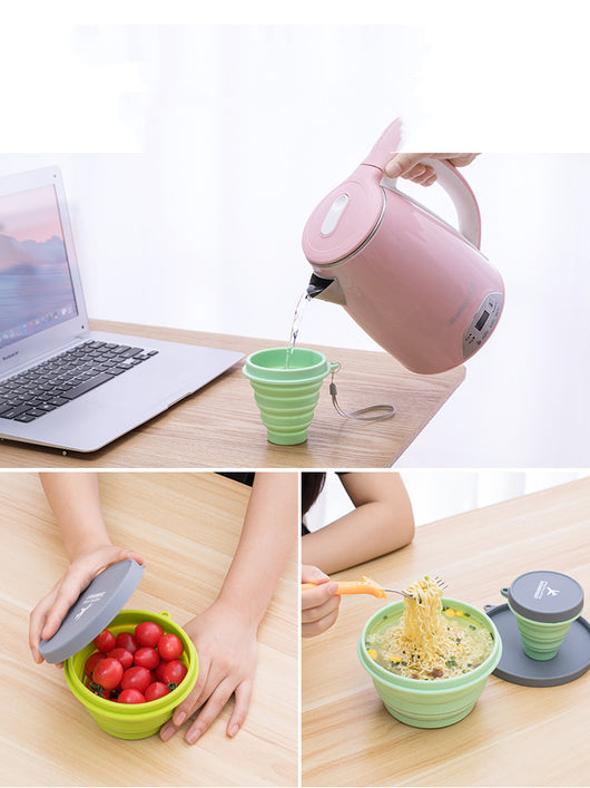Vaso Plegable de Viaje con Compresión Telescópica de Gran Capacidad - Image 8
