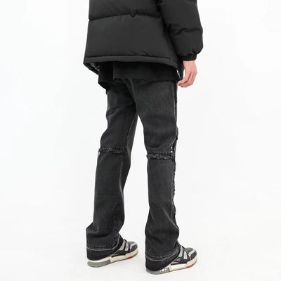Jeans Negros Estilo Tooling con Bolsillos para Hombre - Image 11