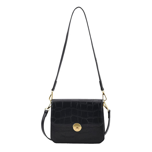 Bolso de Cuero PU con Patrón de Grietas - Diseño Sólido y Personalidad - Image 12