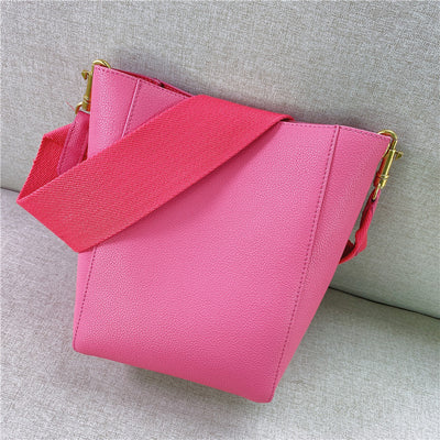 Bolso Bucket Crossbody de Cuero para Mujer - Image 9