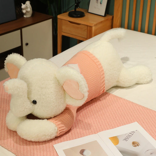 Almohada Decorativa Elefante Gigante de Peluche Suave - Image 10