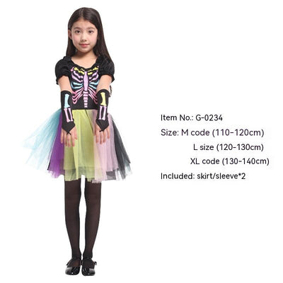 Ropa Infantil Temática Festival de Espíritus - Diseño Calavera Esqueleto - Image 4
