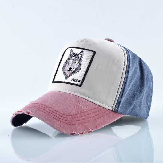 Gorra de Béisbol Hombre con Lobo Bordado - Image 6