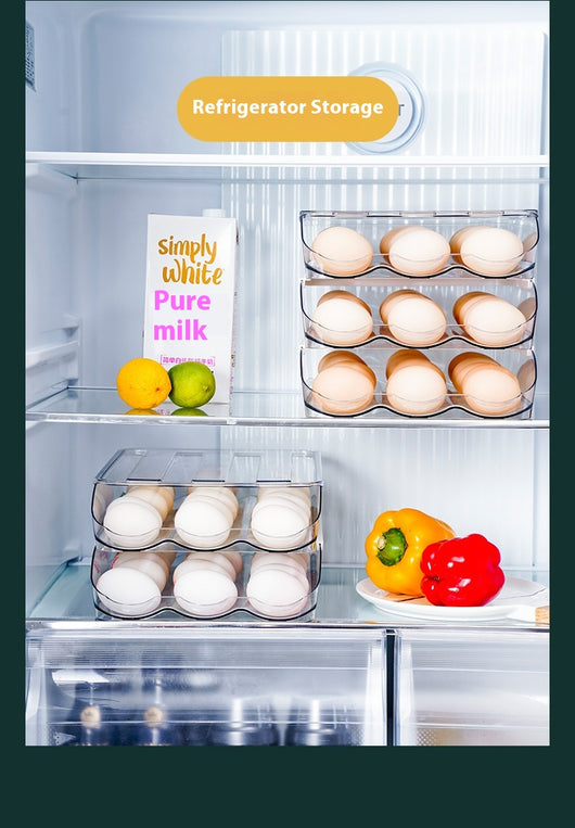 Organizador de Huevos Transparente Multiusos para Cocina - Image 13