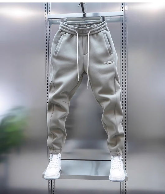 Pantalones Deportivos Casuales para Hombre - Diseño Moderno en Colores Sólidos - Image 9