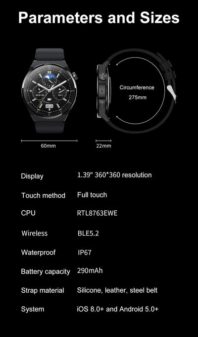 Reloj Inteligente Bluetooth con Llamadas para Hombres - Image 27