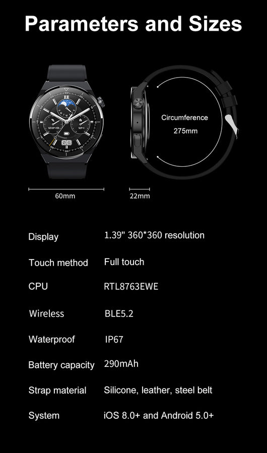 Reloj Inteligente Bluetooth con Llamadas para Hombres - Image 27