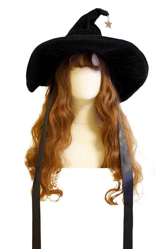 Sombrero de Bruja Gamuza Moldeable con Moño - Image 14