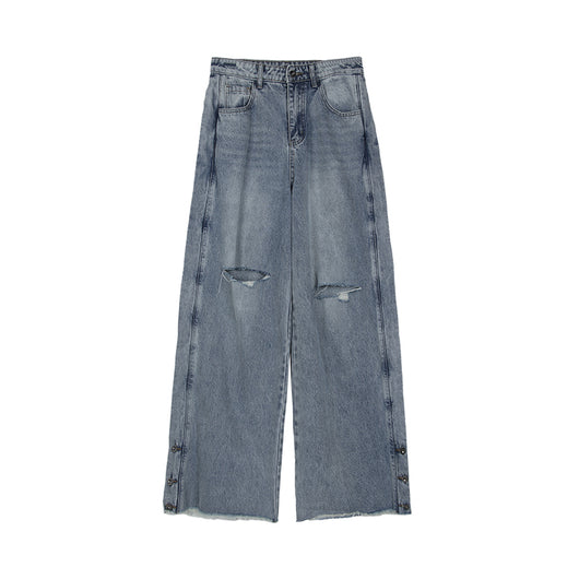 Pantalones Rectos Anchos de Corte Casual - Image 3