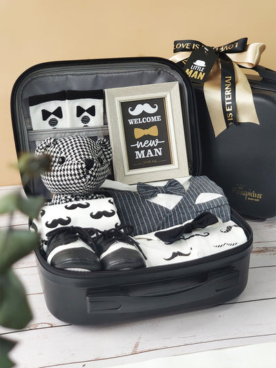 Conjunto Elegante Pequeño Caballero - Caja de Regalo Premium Negro y Oro - Image 16