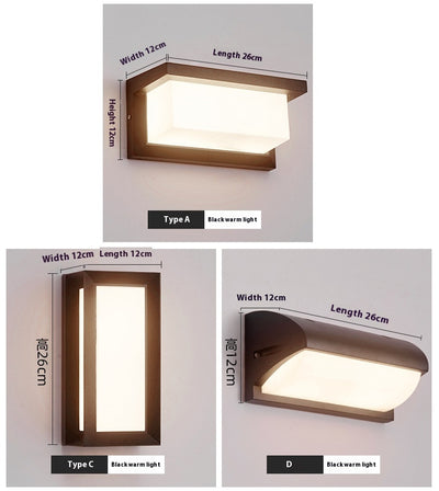 Lámpara LED de Pared Exterior Impermeable con Sensor de Movimiento - Image 26