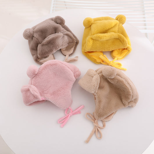 Gorro Infantil Coreano Lei Feng para Otoño Invierno - Image 4