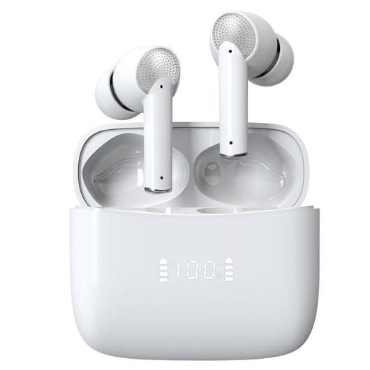 Audífonos Bluetooth Táctiles con Estuche de Carga Digital - Image 6