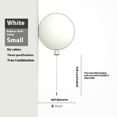 Lámpara de Pared con Patrón de Globos Coloridos - Image 12