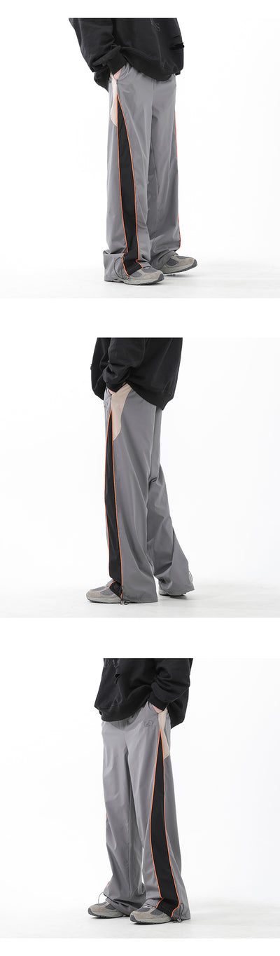 Pantalones Escolares Clásicos con Rayas Laterales para Hombre - Image 8