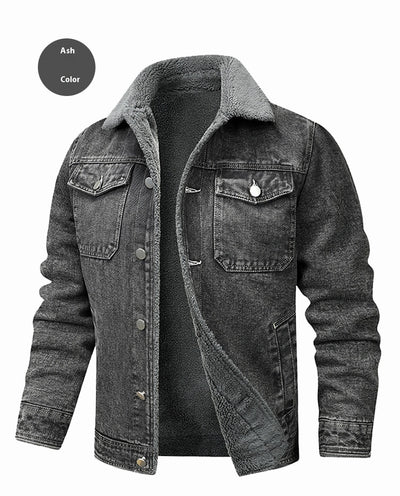Chaqueta Denim Forrada en Polar para Hombre - Estilo Premium - Image 10