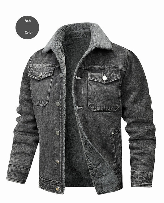 Chaqueta Denim Forrada en Polar para Hombre - Estilo Premium - Image 10
