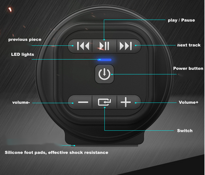 Parlante Bluetooth Portátil Cilíndrico para Exterior - Image 22