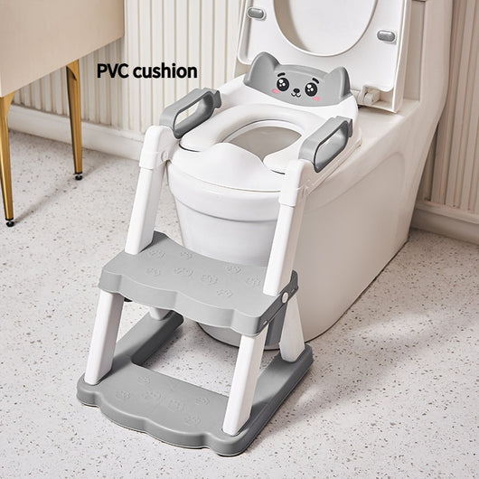 Escalera de Baño Infantil con Asiento de Inodoro y Reposapiés - Image 4