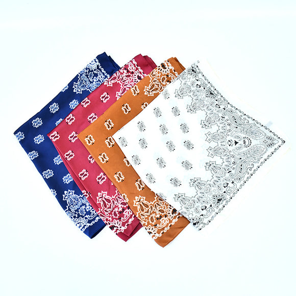 Pañuelo Profesional Estampado Paisley 70cm para Mujer