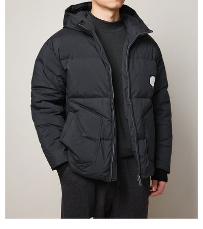 Parka Impermeable Ligera con Capucha para Hombre - Abrigo Térmico Invierno - Image 14